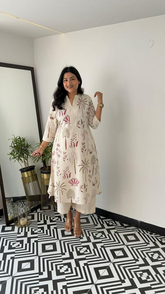 Cotton Kurta Set