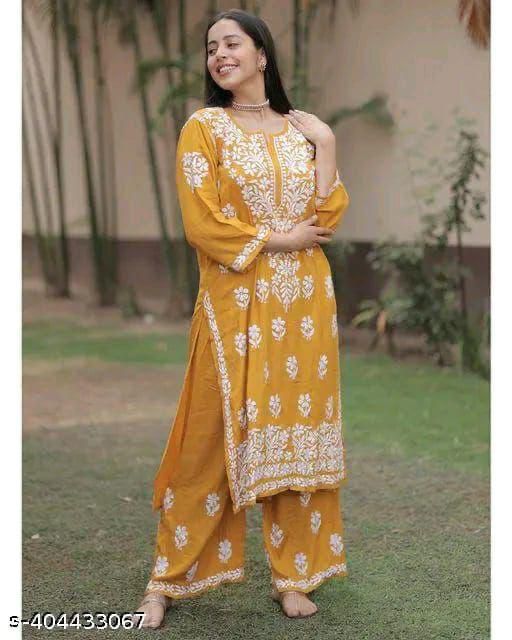 Cotton Top and Palazzo Set