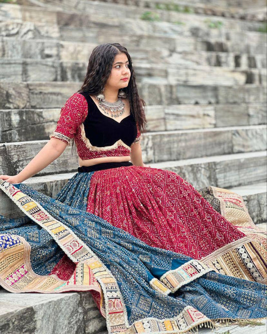 Designer Printed Lehenga Choli